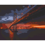 Golden Gate Bridge 40x50cm, Art Craft - płótno naciągnięte na ramę